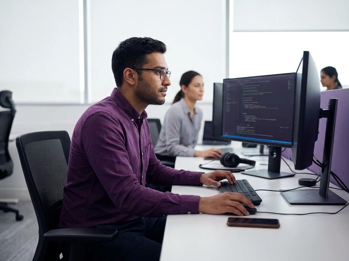 Data scientists reviewing a model in production